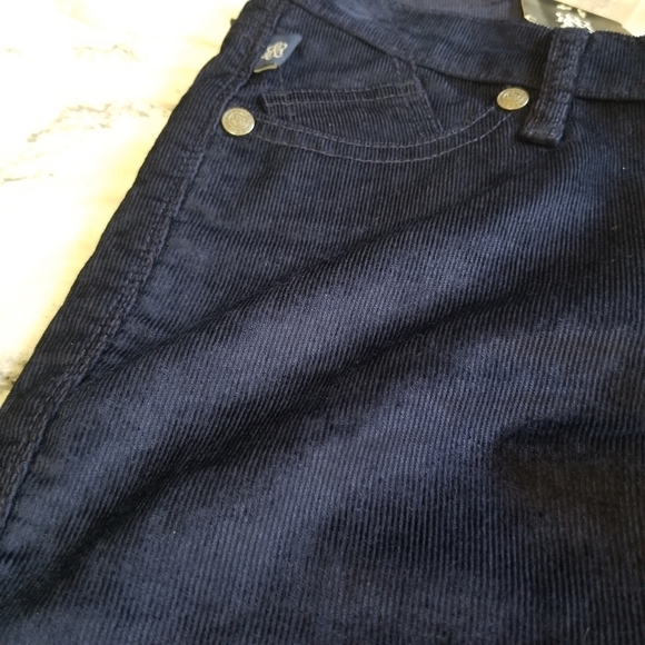 Rock & Republic Blue Corduroy Skinny Pant - Picture 3 of 4
